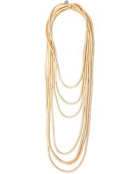 Maria Calderara - Glossy Short Multi Threads Necklace - Lyst