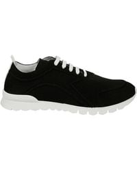 Kiton - Cotton Blend Sneakers With Detailing - Lyst
