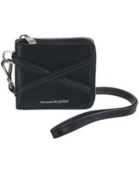 McQueen - Zip-Around Leather Wallet - Lyst
