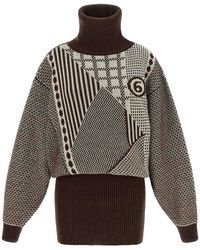 MM6 by Maison Margiela - Numeric Signature Mm6' Reversible Dress - Lyst