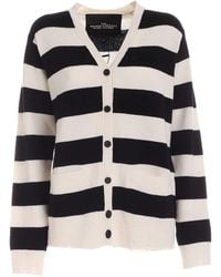 Marc Jacobs - The Grunge Stripe Wool Cardigan - Lyst