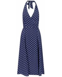 P.A.R.O.S.H. - Maxi Polka Dot Dress - Lyst