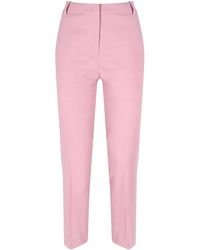 Pinko - Cigarette-fit Pants Cloth Stitch - Lyst