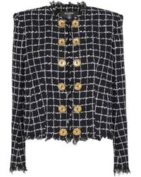 Balmain - Tweed Blazer - Lyst