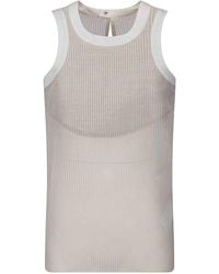 Sacai - Chiffon Tank Top - Lyst