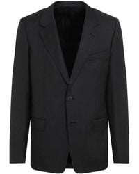 Lanvin - Single Breasted Tailored Jacket - Lyst