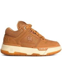 Amiri - Wheat Leather Blend Sneakers - Lyst