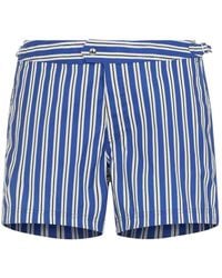 Tom Ford - Regimental Stripe Swim Shorts - Lyst