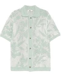 Altea - Floreal Print Short Sleeve Shirt - Lyst