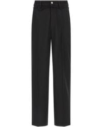 MM6 by Maison Margiela - Denim Insert Pants - Lyst