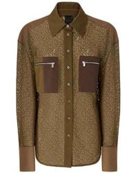 Pinko - Semi-Sheer Magliocco Shirt - Lyst