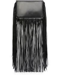 Sportmax - Soffy Bag With Long Fringes - Lyst