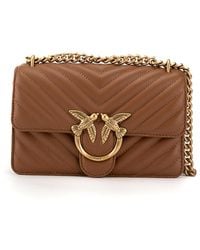 Pinko - Mini Love One Chevron Bag - Lyst
