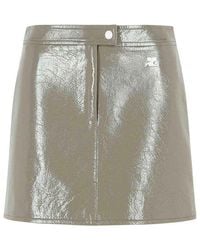 Courreges - Reedition Polyester Blend Miniskirt - Lyst