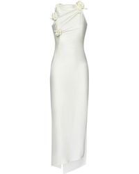Coperni - Long Asymmetric Flower Dress - Lyst