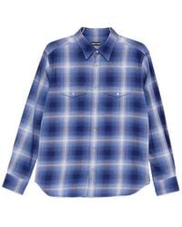 Tom Ford - Cotton Checked Shirt - Lyst