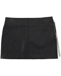 Alexander Wang - Leather Miniskirt - Lyst
