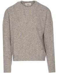 Ami Paris - Suéter Cuello Redondo - Lyst