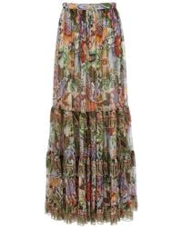 Etro - Long Floral Skirt Skirts - Lyst