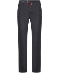 Kiton - Tailored Wool Trousers - Lyst
