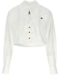 Vivienne Westwood - Cut Off Heart Cropped Shirt - Lyst
