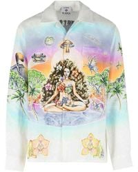 CASABLANCA - Innocence Linen Shirt - Lyst
