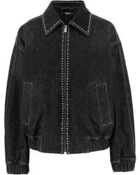 Versace - Blouson Denim - Lyst