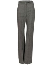 McQueen - Uniform-Style Trousers - Lyst