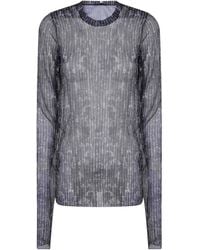 Maria Calderara - Loose T-Shirtgraphic Pattern Small Bi - Lyst