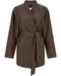Kiton - Linen Blend Blazer - Lyst