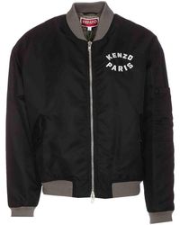 KENZO - Lucky Tiger Embroidered Bomber Jacket - Lyst