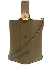 Loewe - Smooth Leather Mini Pebble Bucket Bag - Lyst
