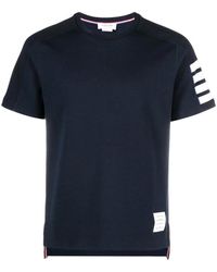 Thom Browne - 4-Bar Short-Sleeve T-Shirt - Lyst