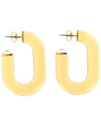 Rabanne - Bo Resine Earrings With Crystal Detail - Lyst
