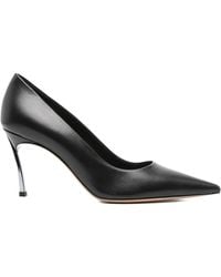Casadei - Superblade Leather Pumps - Lyst