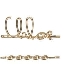 Chloé - Set Of 2 Hair Clips - Lyst