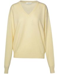 Sportmax - Ivory Wool Blend Sweater - Lyst