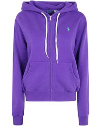 Polo Ralph Lauren - Knit Full Zip Sweatshirt - Lyst
