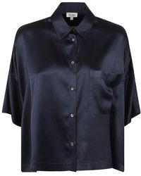 Her. - Silk Blend Shirt - Lyst
