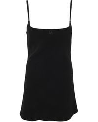 Courreges - A-Line Crepe Mini Dress For - Lyst