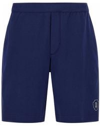 Brunello Cucinelli - Interlock Cotton Bermuda Shorts - Lyst