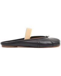 Maison Margiela - Tabi Leather Ballerina Mules - Lyst