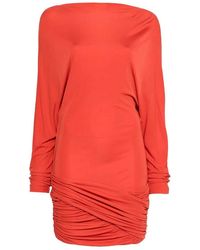 Christopher Esber - Luna Draped Jersey Mini Dress - Lyst