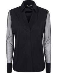 La Petite Robe Di Chiara Boni - Kai Illusion Jersey Shirt - Lyst
