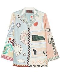 ALÉMAIS - 'Michelle' Silk Shirt - Lyst