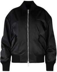 Off-White c/o Virgil Abloh - Off- 'Ny' Polyamide Bomber Jacket - Lyst