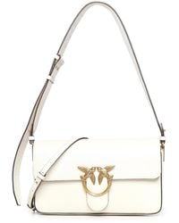 Pinko - Love Bag One Slouchy Medium Leather Bag - Lyst