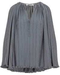 Lanvin - Camicetta Pieghettata - Lyst