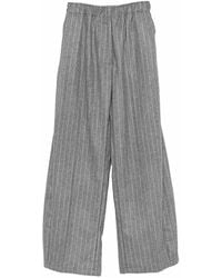 Thelatest - Trousers Lana Striped - Lyst