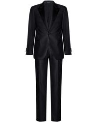 Emporio Armani - Wool Tuxedo Suit - Lyst